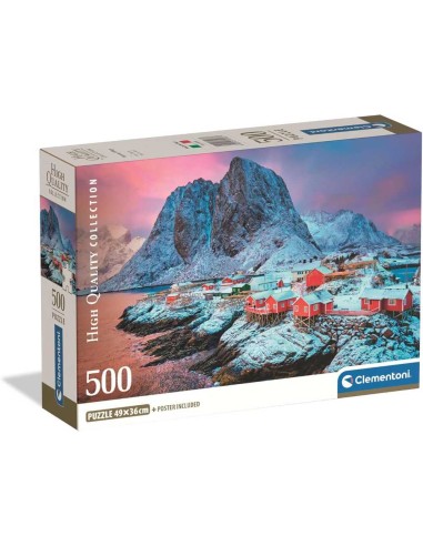 Puzzle 500 Pzs Hqc Hamnoy Village Compac