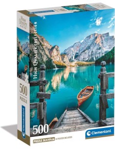 Puzzle 500 Pzs Hqc Braies Lake Compact