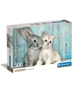 Puzzle 500 Pzs Hqc Cat&Bunny Compact