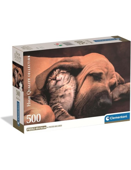 Puzzle 500 Pzs Hqc Cuddles  Compact Box