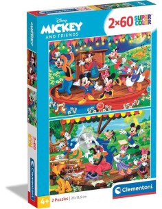 Puzzle 2X60 Pzs Mickey And Friends