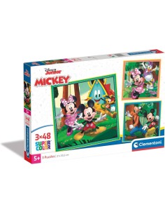 Puzzle 3X48 Pzs Square Mickey And Friend