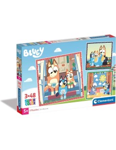 Puzzle 3X48 Pzs Square Bluey