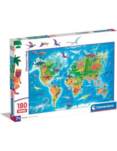 Puzzle 180 Pzs Super Dinosaurs Map =2024