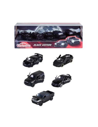 Pack 5 Coches Negros Edicion Black 