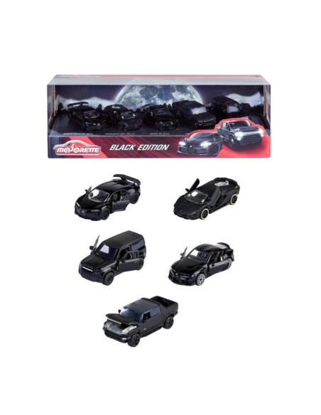 Pack 5 Coches Negros Edicion Black 