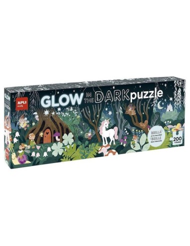 Puzzle Fluorescente Bosque Mágico 200p