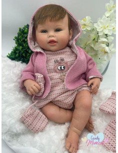 Bebe Reborn Ester Pelo Natural 46 cm