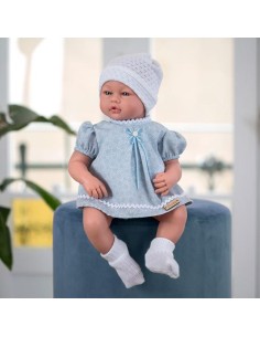 Muñeca Brenda,Sin Pelo Gorro 46cm