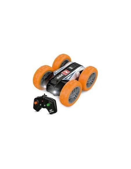 Coche stunt racers 360º r/c naranja