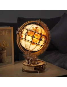 Globo Luminoso Maqueta de Madera 2