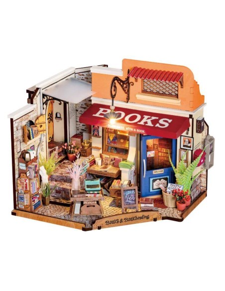 Robotime Librería Maqueta