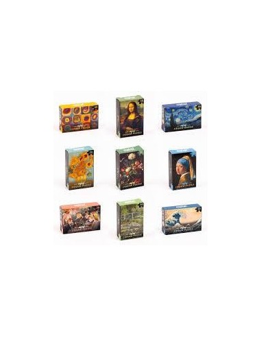 Mini Puzzle Obras de Arte 50 piezas