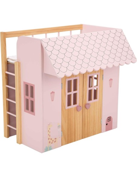 Cama-Casita Nature 50X39X50 Cm (3 Percha