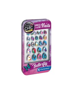 SET UÑAS - MARIPOSAS -press&go butterfly