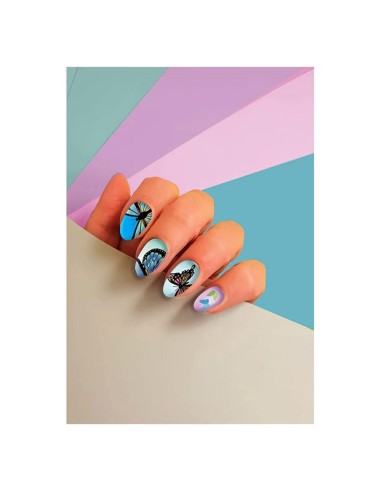 SET UÑAS - MARIPOSAS -press&go butterfly