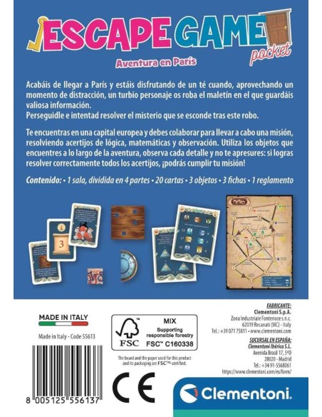 Escape game- Aventura en Paris