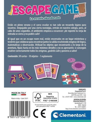 Escape game- La escuela abandonada