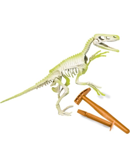 Arqueojugando -Velociraptor fosforescent