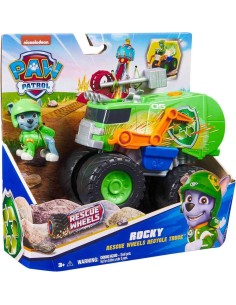 Paw Patrol Rocky Rescue Camion Reciclaje