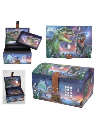 Dino World cofre del tesoro con código,