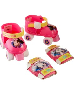 Patines Y Protecciones Niños Minnie Mous
