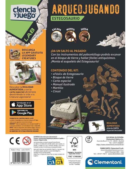 Ciencia y Juego Arqueojugando Stegosauri