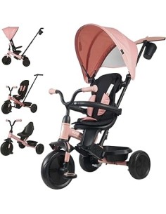 6 En 1 Triciclo Elite Platinum Rosa