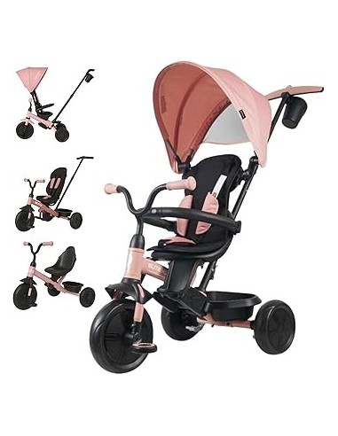 6 En 1 Triciclo Elite Platinum Rosa