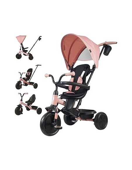 6 En 1 Triciclo Elite Platinum Rosa