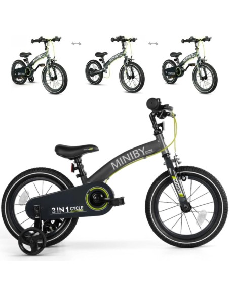 3 En 1 Miniby De 14" Ruedas Hinchables,