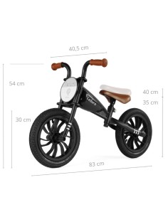 QPlay - Bicicleta sin pedales Feduro neg 2