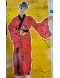 Disfraz kimono asiatica china 7-10 años
