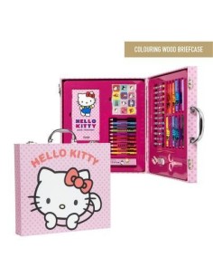 set papelería maletín hello kitty