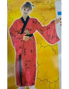 Disfraz kimono asiatica china 7-10 años 2