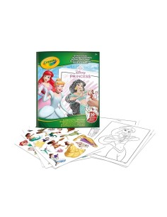 Libro Colorear +Stickers Disney Princesa