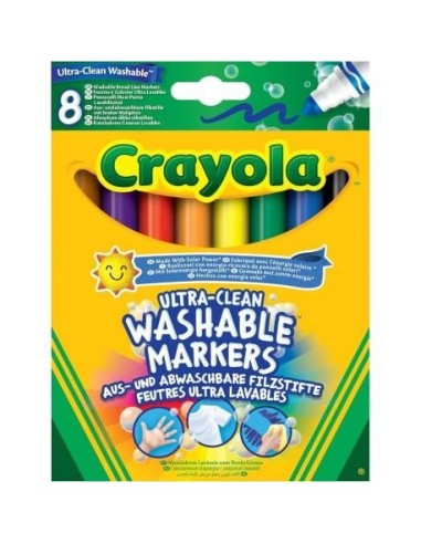 8 Rotuladores Ultralavables Maxi Punta