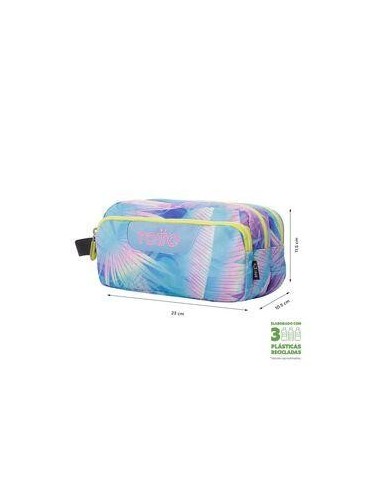 Estuche Totto Agapec - Prisma 3 Comparti
