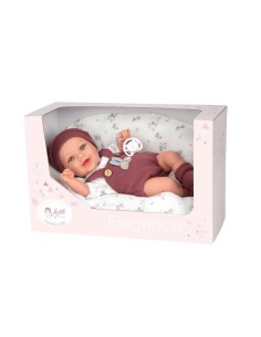 Muñecas Arias Elegance Gadi Granate con  2
