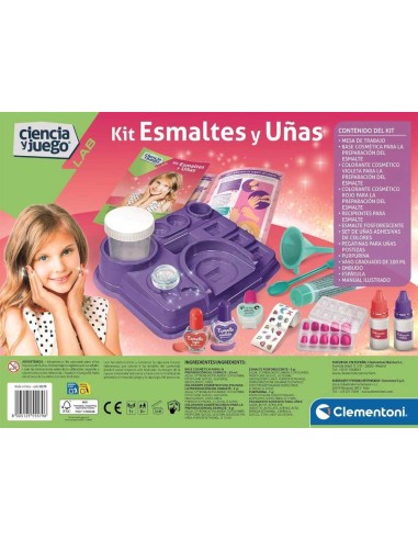 ciencia y juego - Kit Esmaltes y Uñas