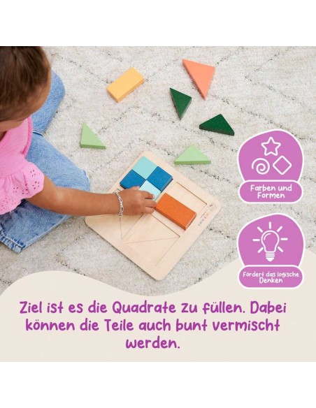 EH Puzzle formas madera Montessori