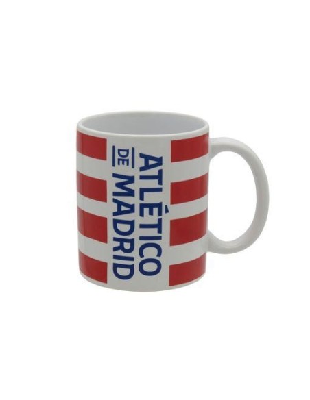 Atlético de Madrid taza cerámica rojibla