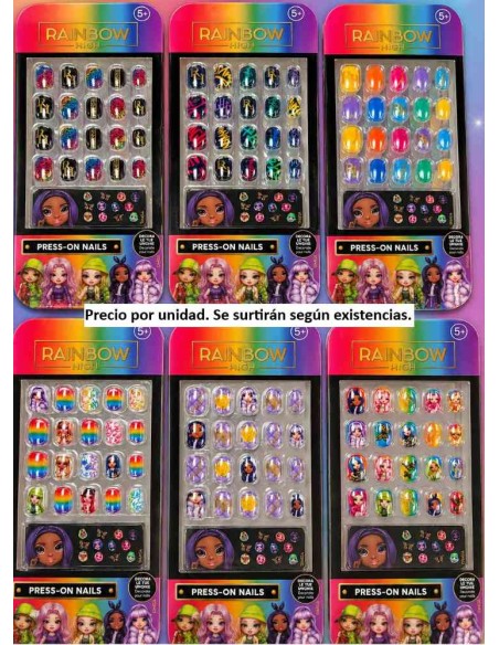 Set de Uñas Rainbow High