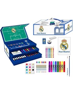 Set Coloreable Maletín Real Madrid