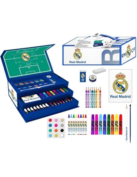 Set Coloreable Maletín Real Madrid