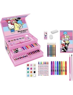 Set Coloreable Maletín Hello Kitty