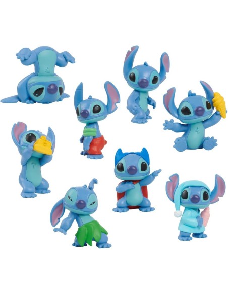 FIGURA STITCH 5 CM - Pack 8 figuras