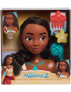 Busto peinados Vaiana Moana 2 Disney