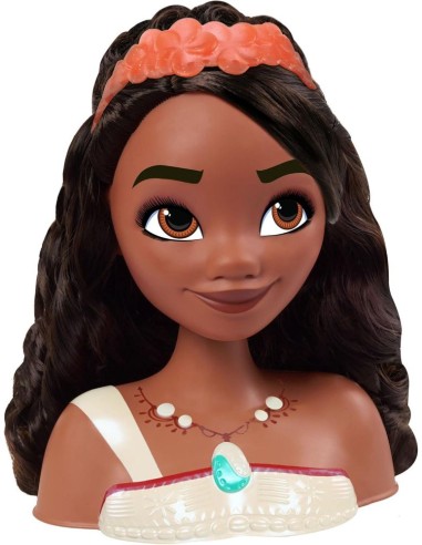 Busto peinados Vaiana Moana 2 Disney