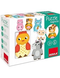 Puzzle Magnético Intercambiable Granja